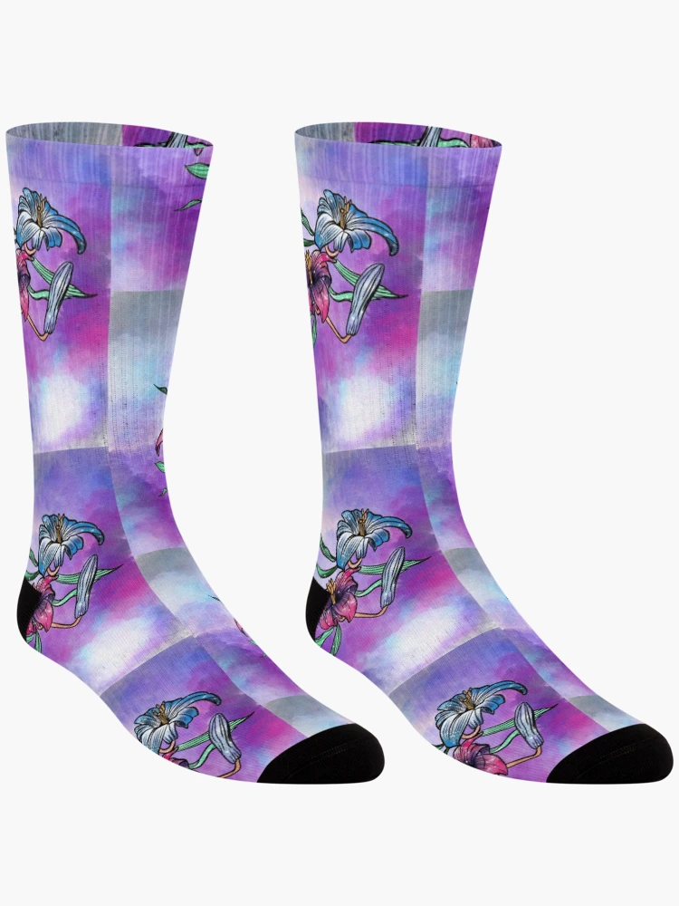 Thumbnail 3 of 5, Socks, Flower designed and sold by Raedono.
