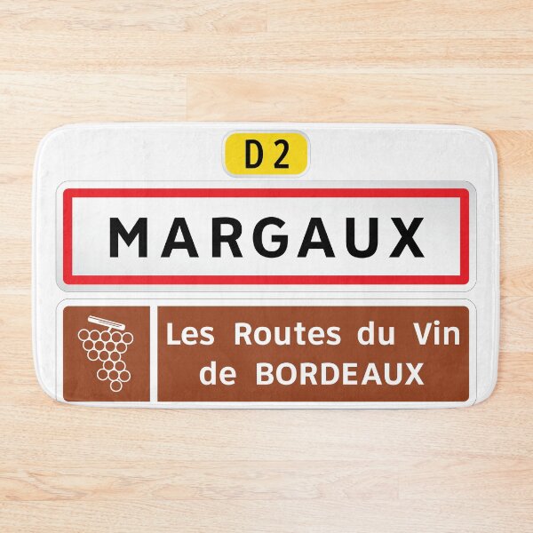 Item preview, Margaux Route du Vin de Bordeaux French Road Sign designed and sold by travelwitheric.