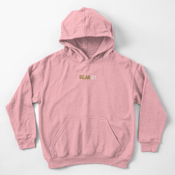 Beard Bear Beard Funny Bear(d) Kids Pullover Hoodie