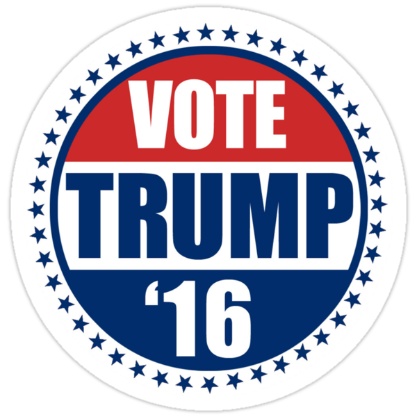 Vote Trump Sticker Stickers By Teamtrump Redbubble 