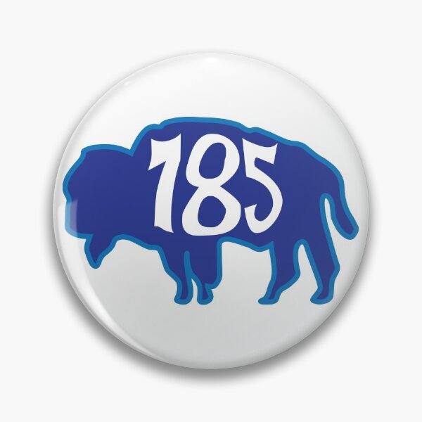 Item preview, Hand Drawn Kansas Buffalo 785 Royal Blue designed and sold by itsrturn.