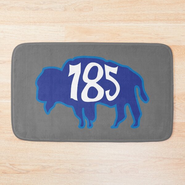 Item preview, Hand Drawn Kansas Buffalo 785 Royal Blue designed and sold by itsrturn.