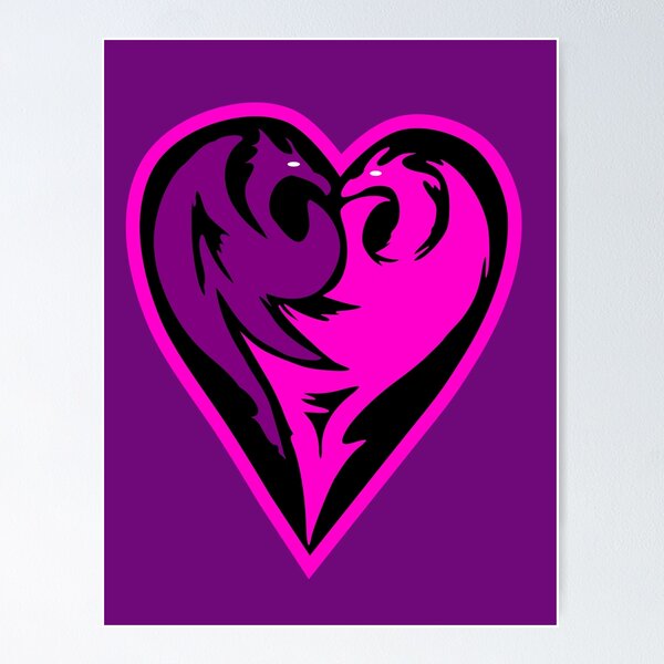 Vista previa del artículo con la obra «corazón de dragón», diseñado y vendido por spyderboy8.