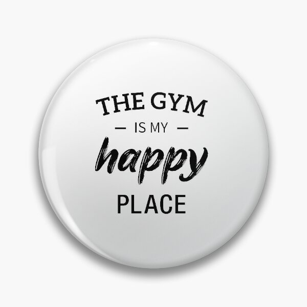 Item preview, Fitness Quote. Workout Quote. The gym is my happy place. designed and sold by Happy-Donut.