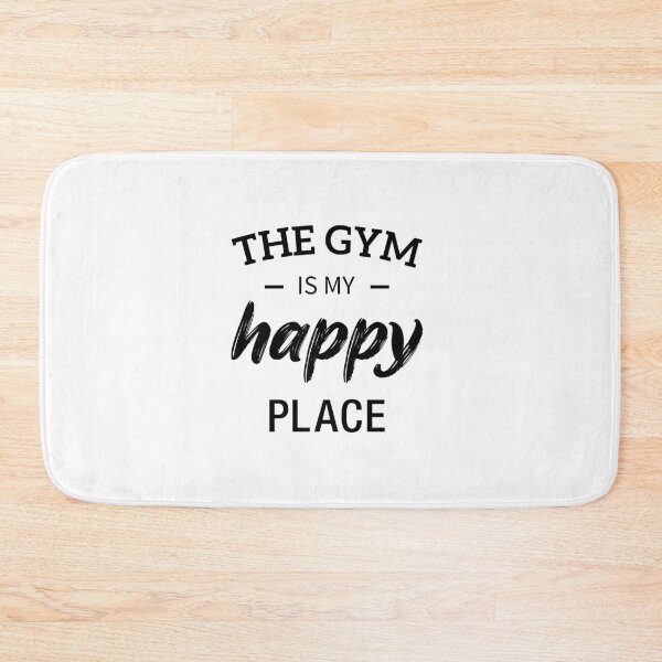 Item preview, Fitness Quote. Workout Quote. The gym is my happy place. designed and sold by Happy-Donut.