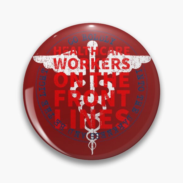 Item preview, Healthcare Workers On The Front Lines Go Boldly Into The Darkness And Be The Light COVID 19 DISTRESSED VERSION designed and sold by Dan Brady.