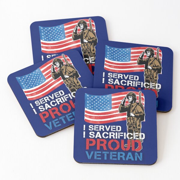 Item preview, I SERVED I SACRIFICED - PROUD VETERAN designed and sold by creativeliberty.
