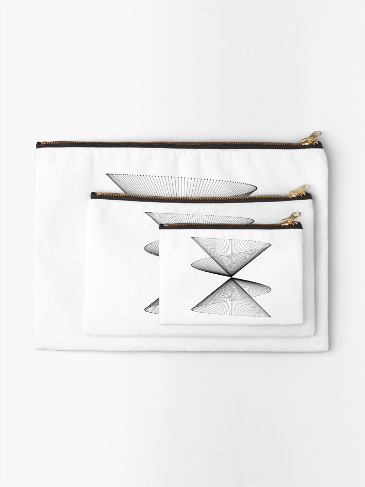 Alternate view of Lissajous XXV Zipper Pouch