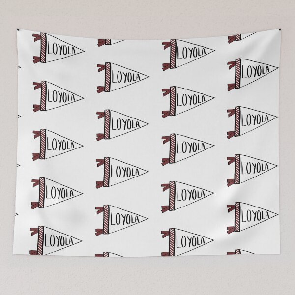 Item preview, Loyola University Flag Banner- White Stripe designed and sold by roseliliana.