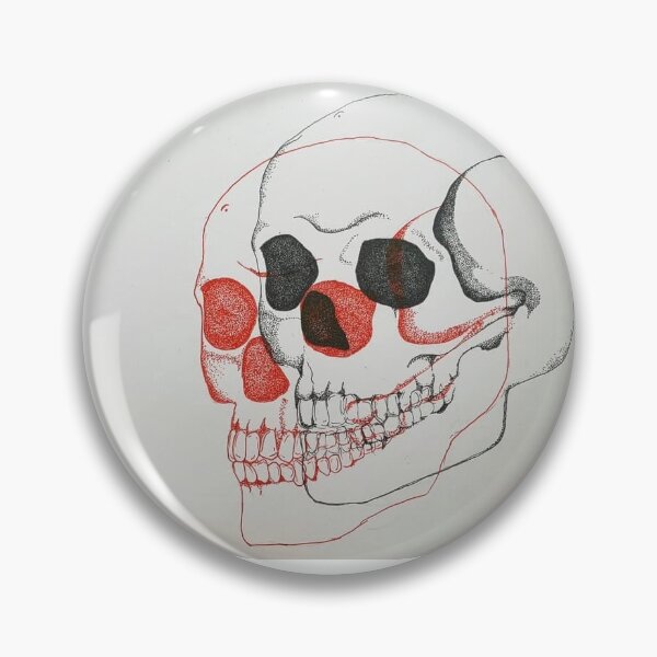 Item preview, Human skull  designed and sold by AmandaRultonArt.