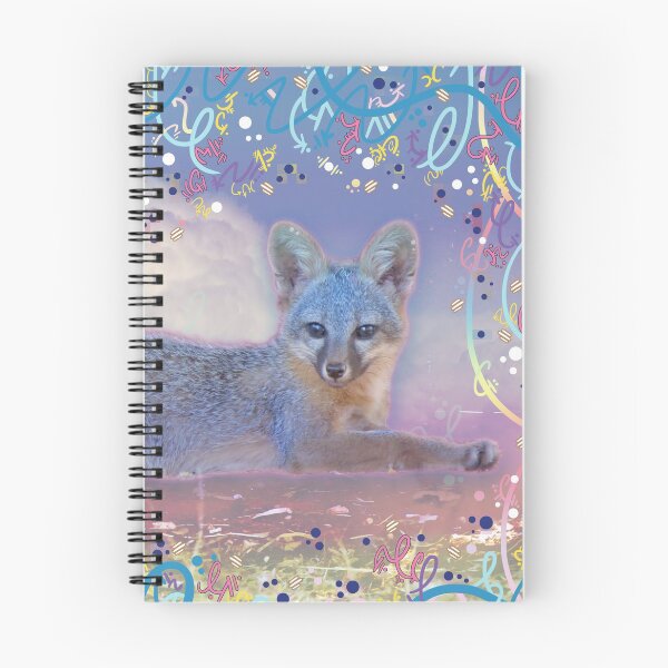 Item preview, Gray Fox in the Clouds designed and sold by vanillakirsty.