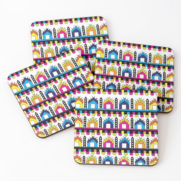 Item preview, Colorful Light House Pattern designed and sold by Nisha Prabhu.