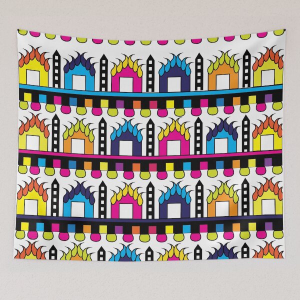 Item preview, Colorful Light House Pattern designed and sold by Nisha Prabhu.