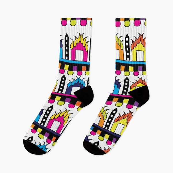 Item preview, Colorful Light House Pattern designed and sold by Nisha Prabhu.
