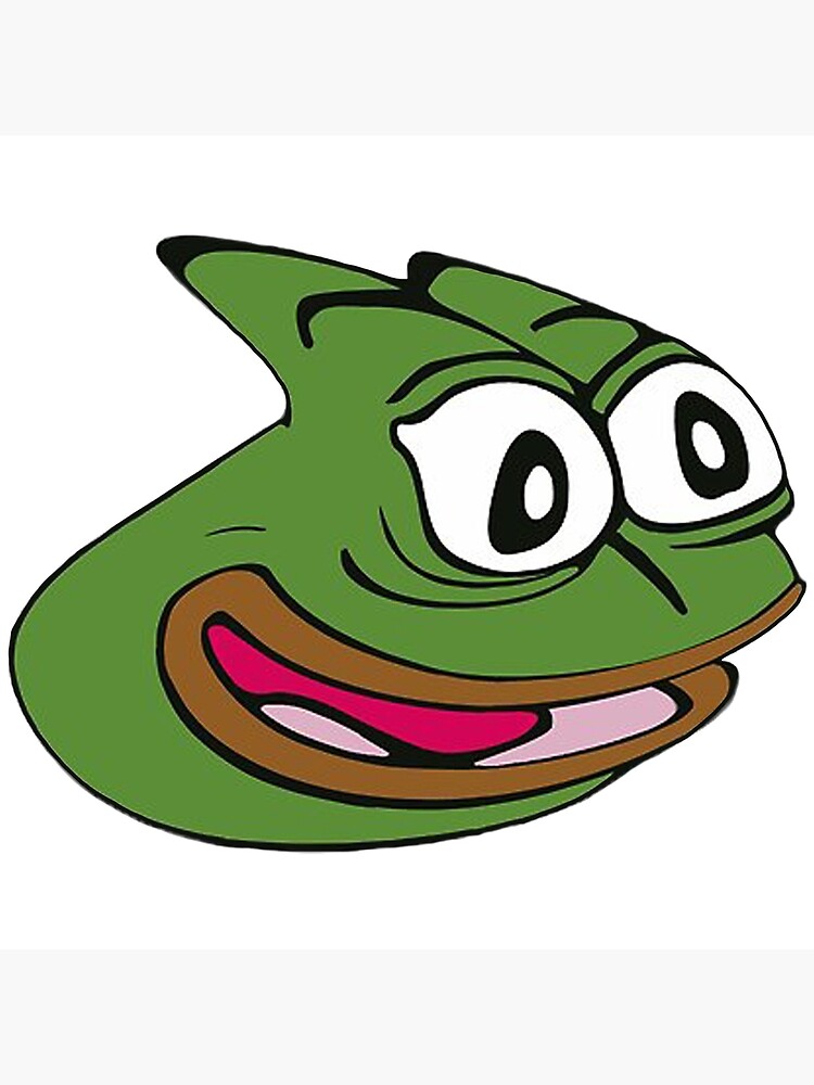 Pepega High Quality Emote | Greeting Card