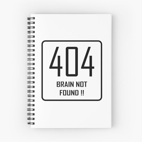 Item preview, 404 Brain Not Found  designed and sold by artistkalpesh.