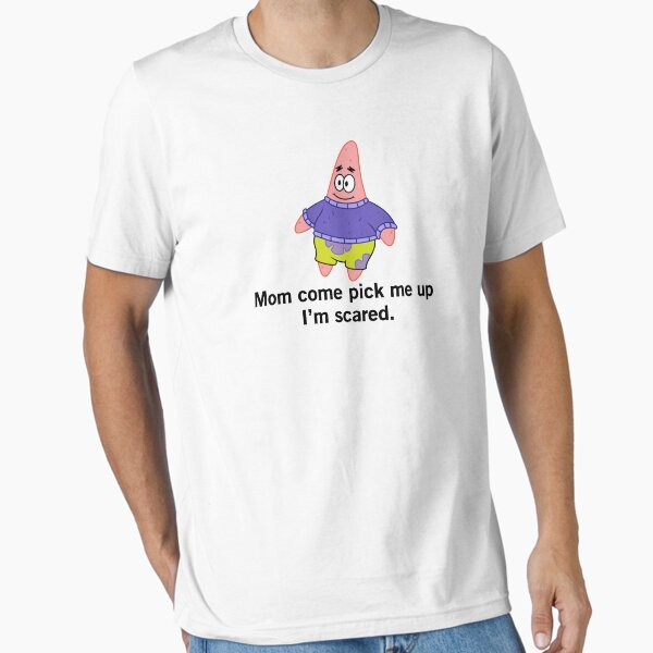 Vista previa del artículo con la obra «Patrick Star: mamá, ven a recogerme, tengo miedo», diseñado y vendido por serendipitous08.