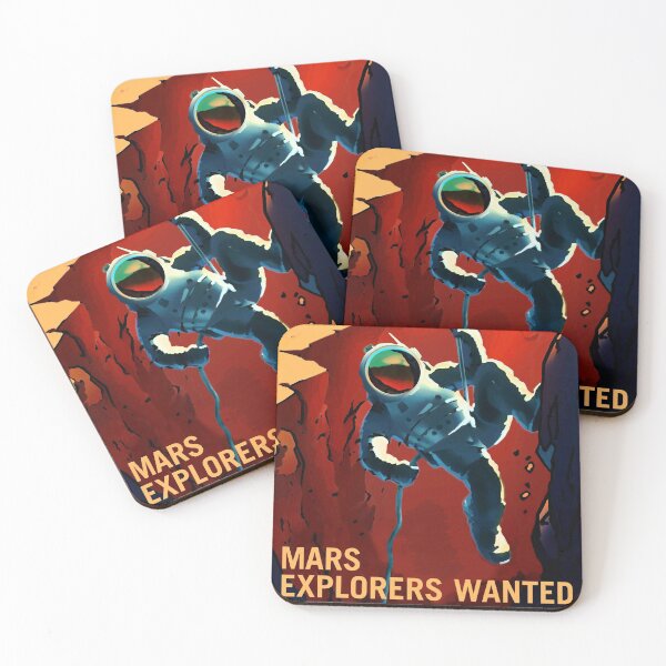 Item preview, MARS EXPLORERS WANTED Journey to Mars NASA Recruitment Propaganda designed and sold by retroposters.