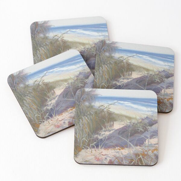 Item preview, Coastal Dunes Sunrise Beach Sunshine Coast Qld Painting designed and sold by Chris Hobel.