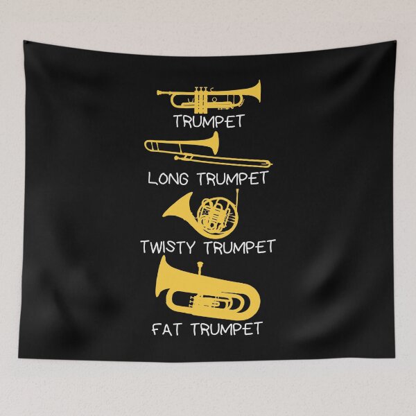 Item preview, Funny types of trumpet, trumpet player gift, trumpet designed and sold by HEJAshirts.