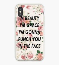 Ich werde dich ins Gesicht schlagen iPhone-Hülle & Cover