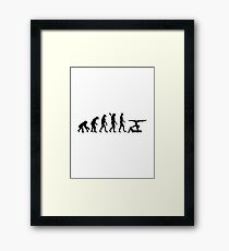 Evolution Acrobatics Framed Print