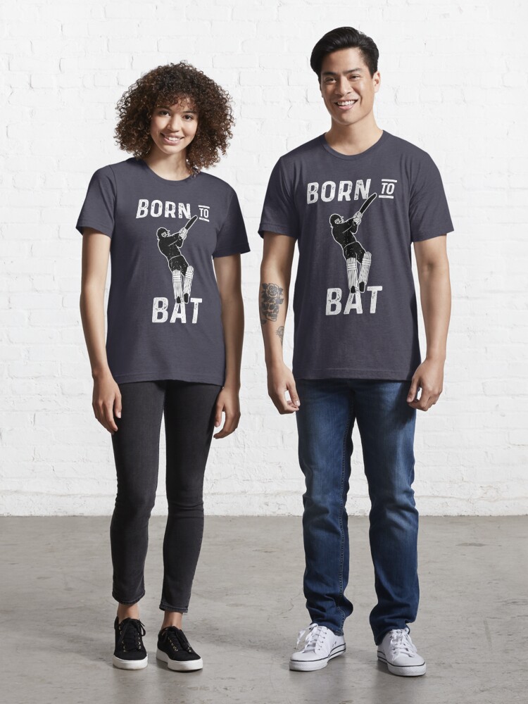 Cricket Player Batsman Born To Bat by Cricket Fan Gifts Essential T-Shirt  for Sale by oberdoofus