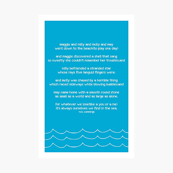 Item preview, it's always ourselves we find in the sea. designed and sold by araba-k.