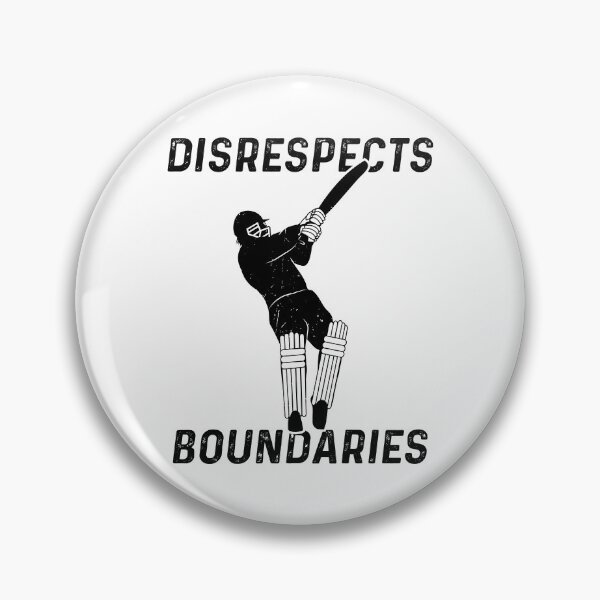 Item preview, Cricket Batsman Disrespects Boundaries by Cricket Fan Gifts designed and sold by oberdoofus.