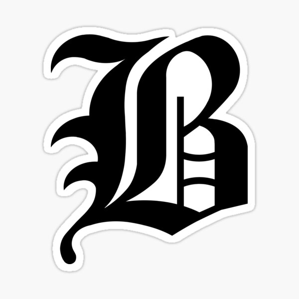 Item preview, The Letter B. Old English Lettering. designed and sold by j1985.