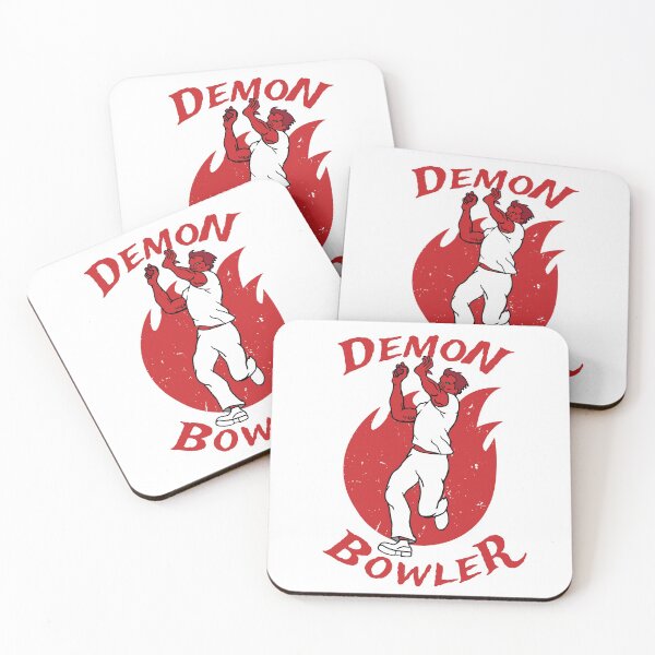 Item preview, Cricket Player Demon Fast Bowler by Cricket Fan Gifts designed and sold by oberdoofus.