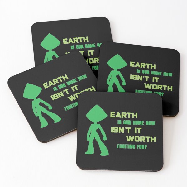 SU Peridot Fighting For Earth Coasters (Set of 4)