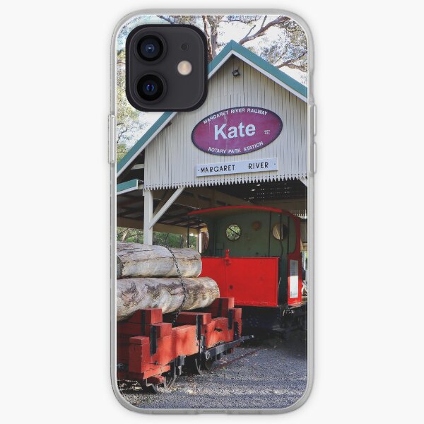 Timber train, Kate, Margaret River, Western Australia iPhone Soft Case