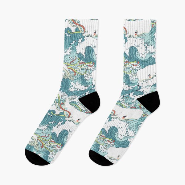 Item preview, Whales and Waves Pattern designed and sold by freeminds.