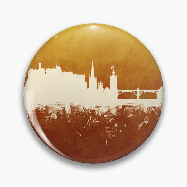 Item preview, Edinburgh Scotland Skyline designed and sold by ArtPrints.