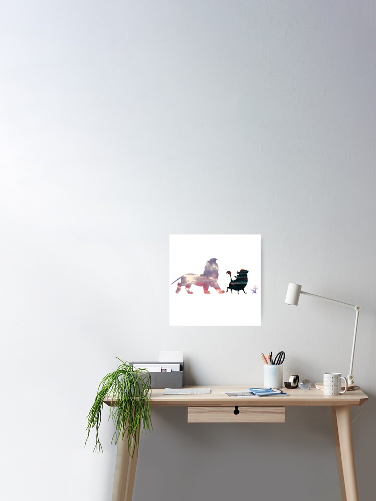 Lion King Wall Art Poster By Iskeane321 Redbubble
