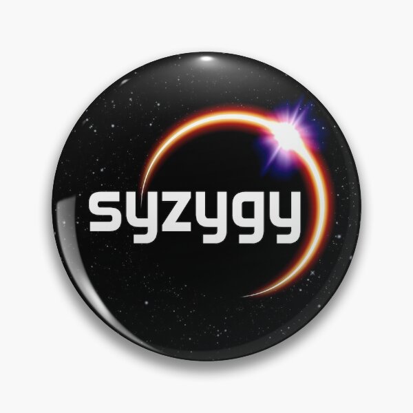 Item preview, Syzygy badge designed and sold by Top Quark Design.
