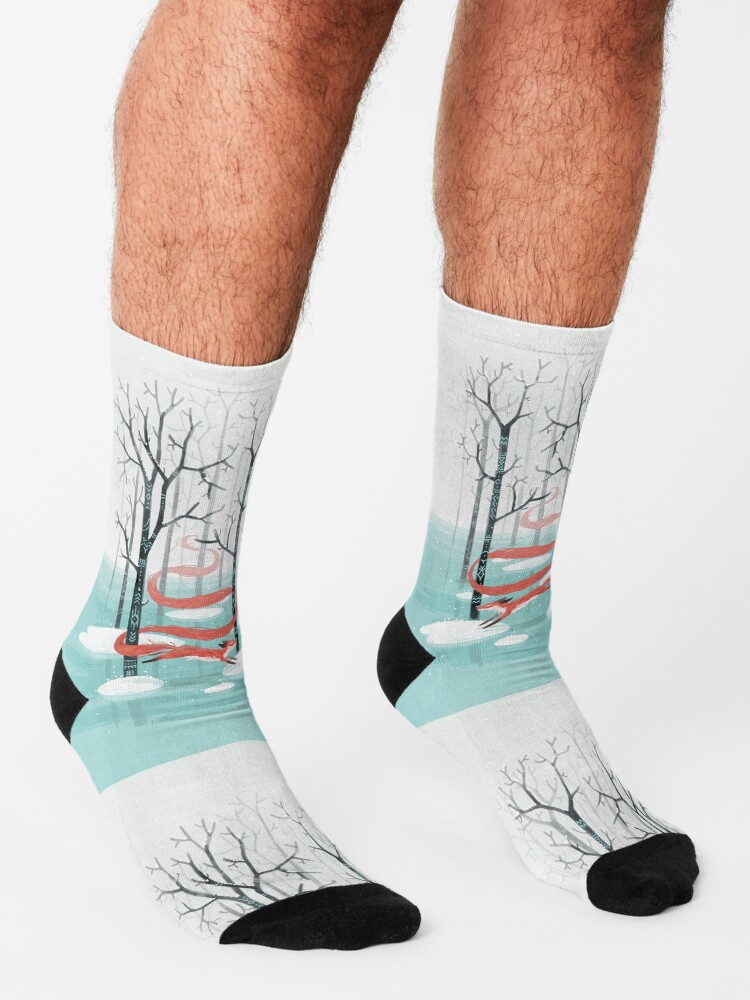 Alternate view of Forest Spirit Socks