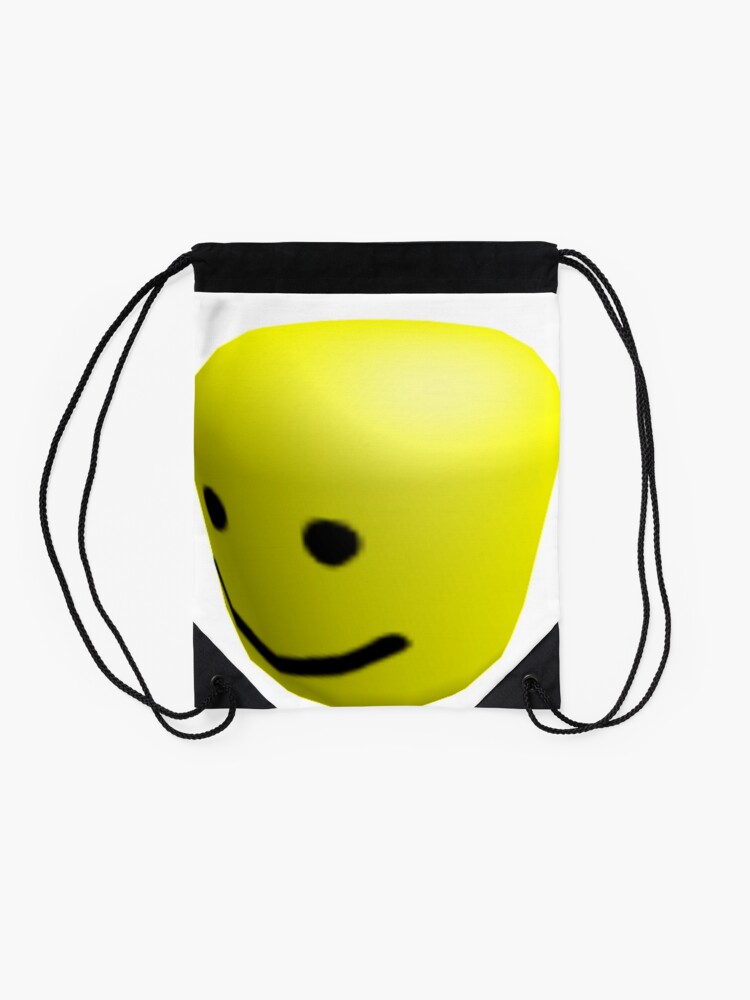 Roblox Funny Noob Drawstring Bag By Raynana Redbubble - noob in a bag roblox