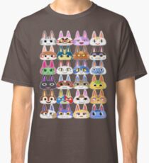 Animal Crossing Cat Villager Heads Classic T-Shirt