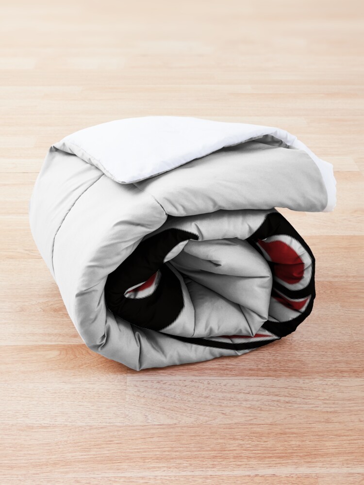 Alternate view of Haida Tlingit Native Raven Totem Comforter