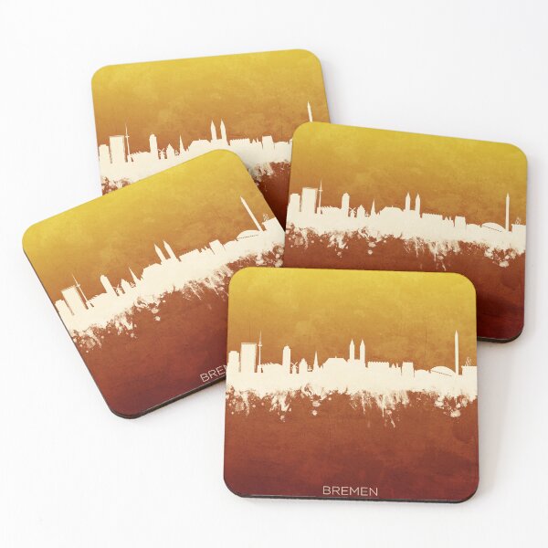 Item preview, Bremen Germany Skyline designed and sold by ArtPrints.