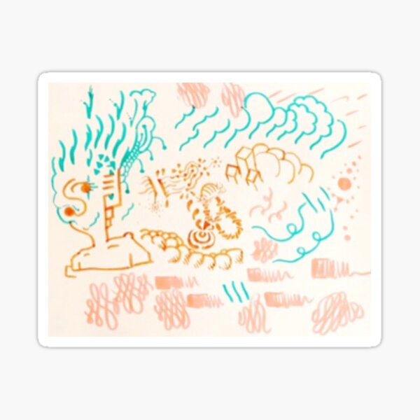 Abstract Explosion Sticker