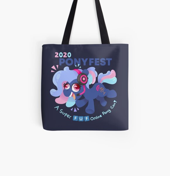 PonyFest 2020 - A FUF con! All Over Print Tote Bag
