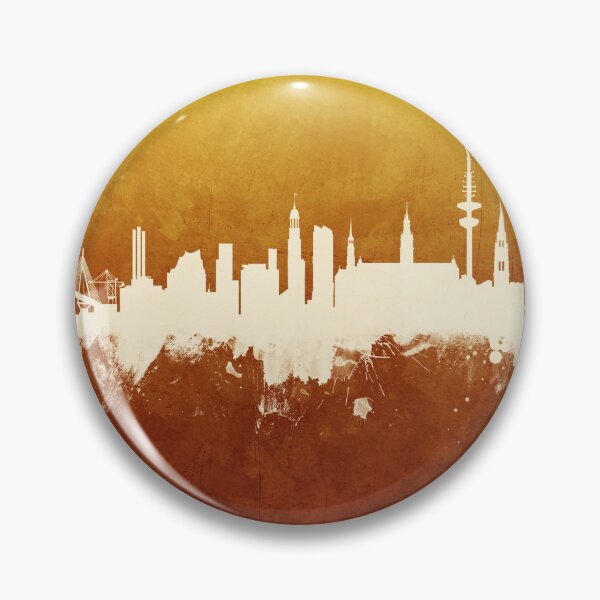 Artikelvorschau, Hamburg Germany Skyline entworfen und verkauft von ArtPrints.