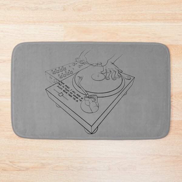 Item preview, DJ mixer scratch turntable designed and sold by getgr4phicz.