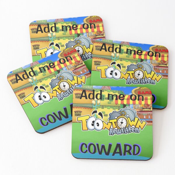 Item preview, Add Me on Toontown Coward designed and sold by MsWaffleArt.
