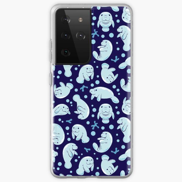 Item preview, Cute Manatee Pattern - Blue Underwater Pattern designed and sold by Bangtees.