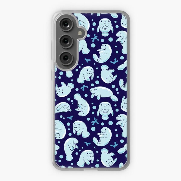Item preview, Cute Manatee Pattern - Blue Underwater Pattern designed and sold by Bangtees.