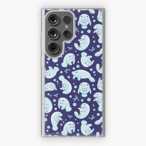 Item preview, Cute Manatee Pattern - Blue Underwater Pattern designed and sold by Bangtees.